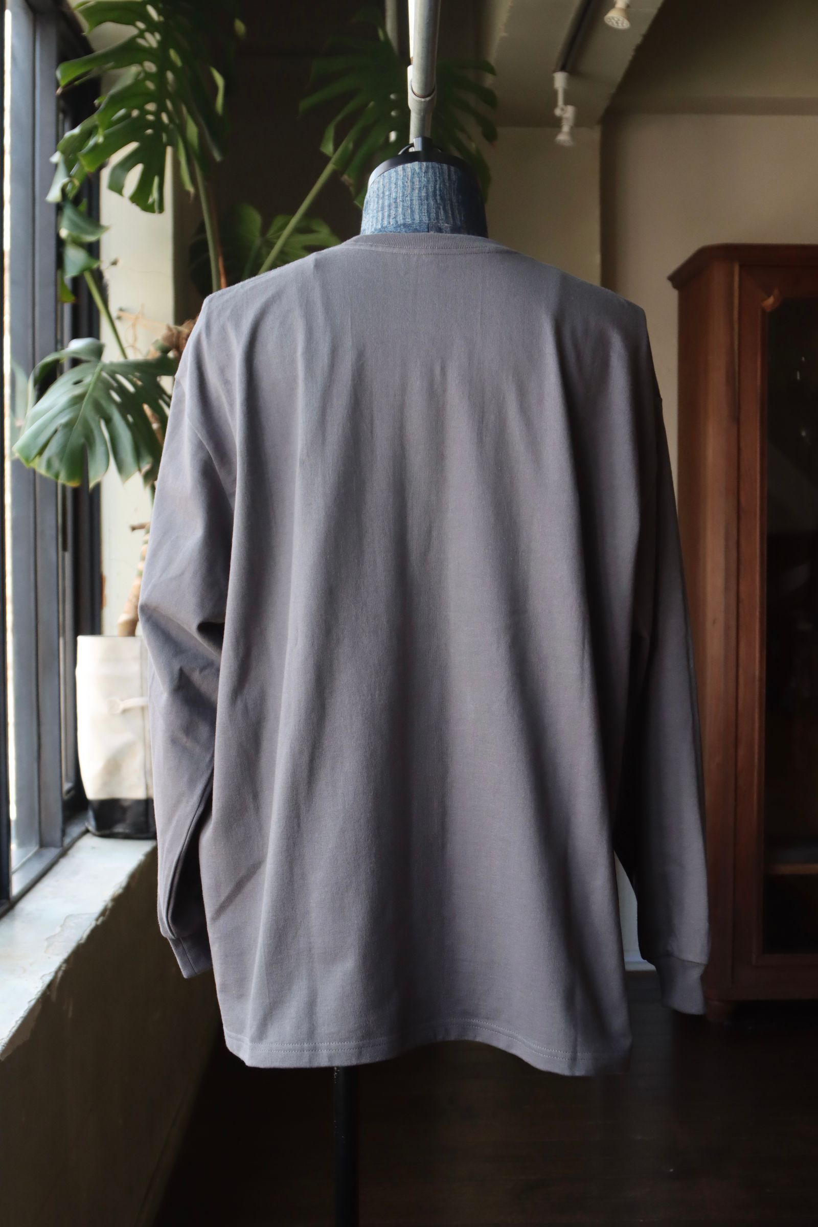 グラフペーパー Heavy Weight L/S Oversized Tee( GRAY)☆10月25日(土)発売！