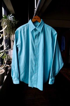 A.PRESSE - アプレッセ Double Weave Twill Regular Collar Shirt 
