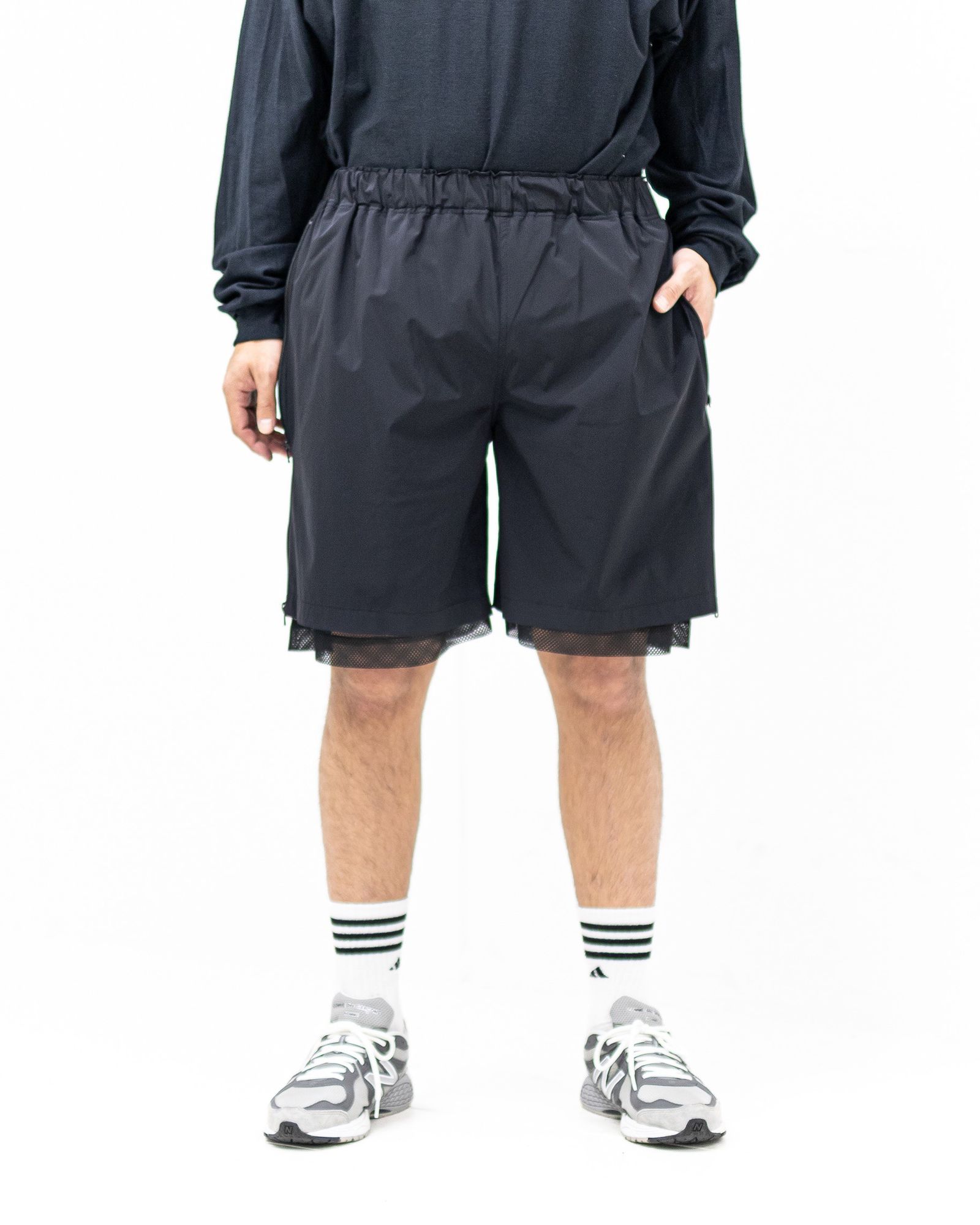イズネス 26SS Technical Ventilation Shorts(26SS_32_1006SSSHORTS01)BLACK☆新作発売！