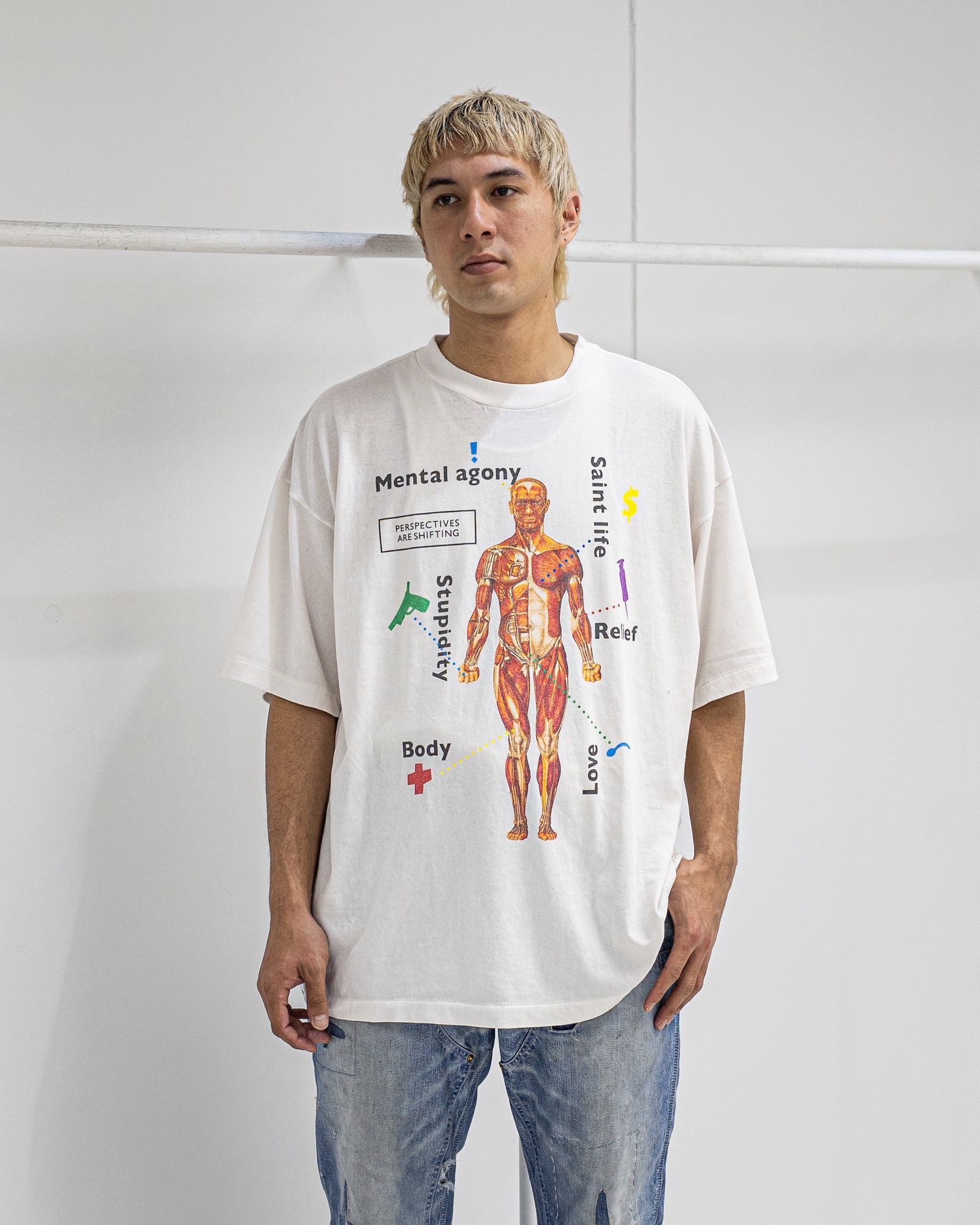 セントマイケル 26SS BODY SS T-SHIRT(SM-MK8-0000-013)WHITE☆4月11日(土)発売！