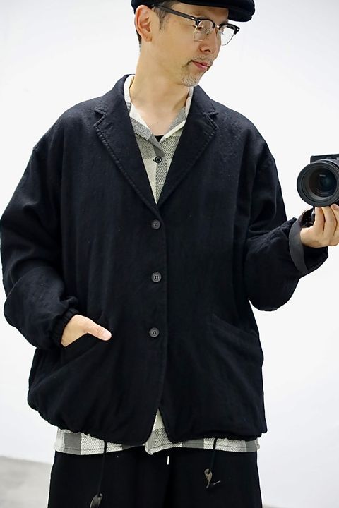 COMME des GARCONS HOMME ウールサージ製品縮絨3Bジャケット2025.10.4.