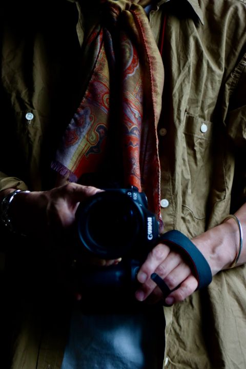 アプレッセ22AW Over Dyeing Military Shirt"BEIGE"スタイル
