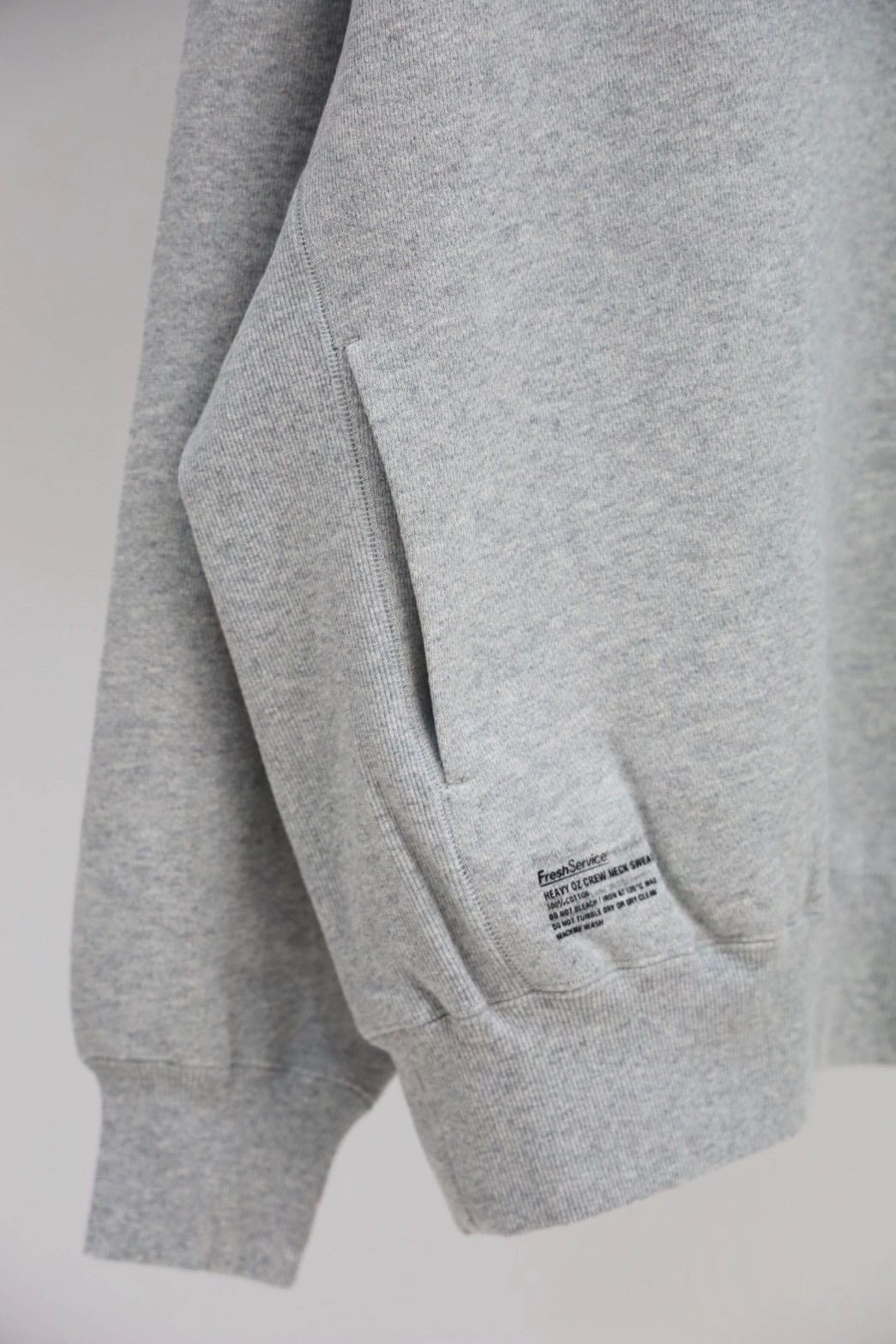 フレッシュサービス HEAVY OZ CREW NECK SWEAT(FSC253-70236B)H.GRAY☆10月18日(土)発売！