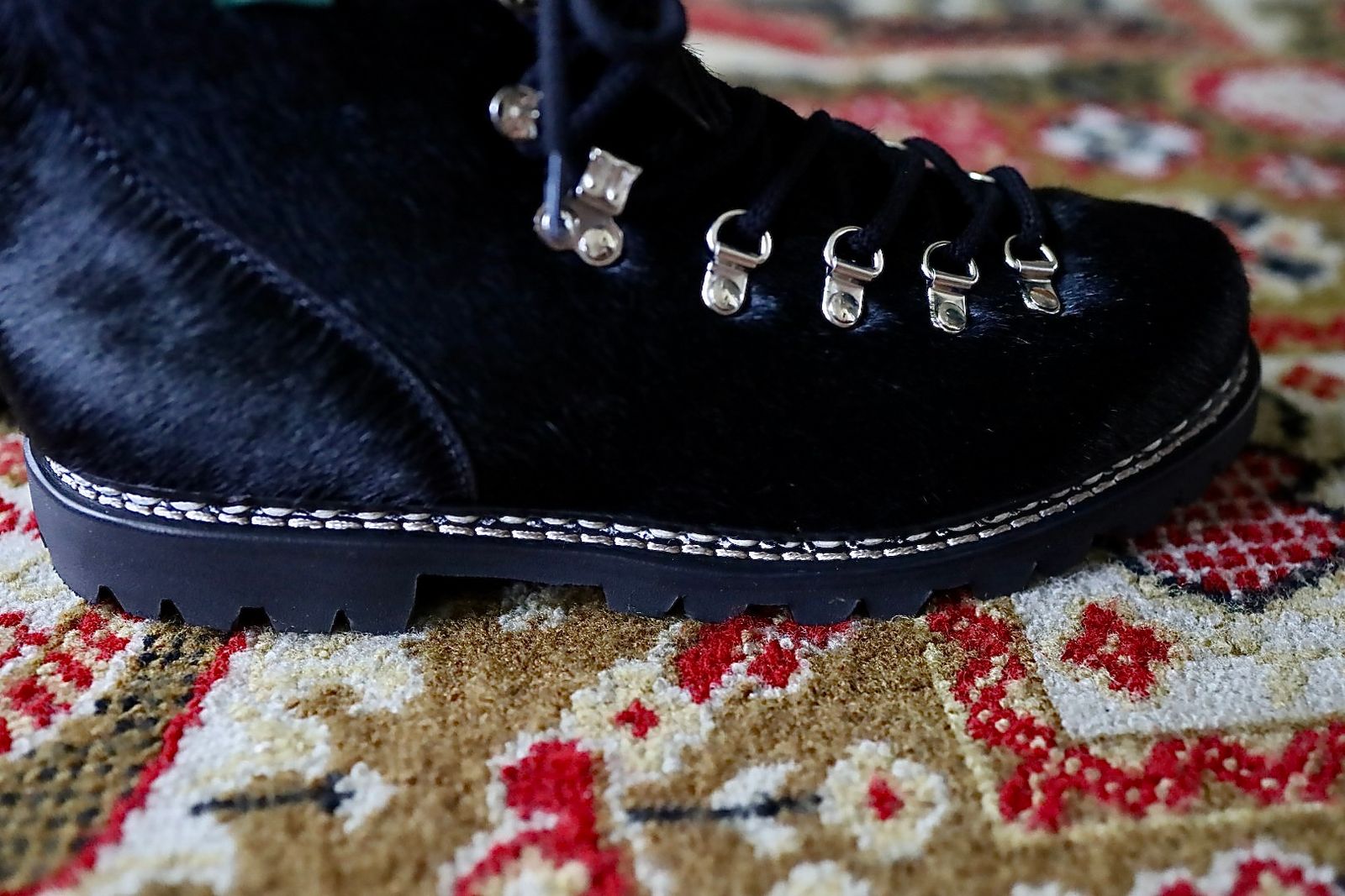 ジュンヤワタナベマン 25AW ヘアハイド PARABOOT (WP-K105-001)BLACK★新作発売!