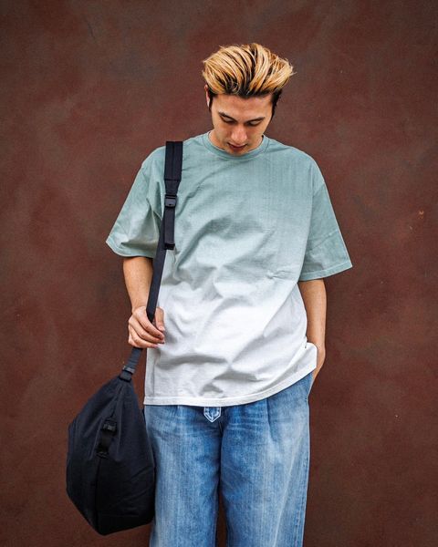 グラフペーパー S/S Oversized Tee スタイル (PALE GREEN)2月8日(土)新作発売！