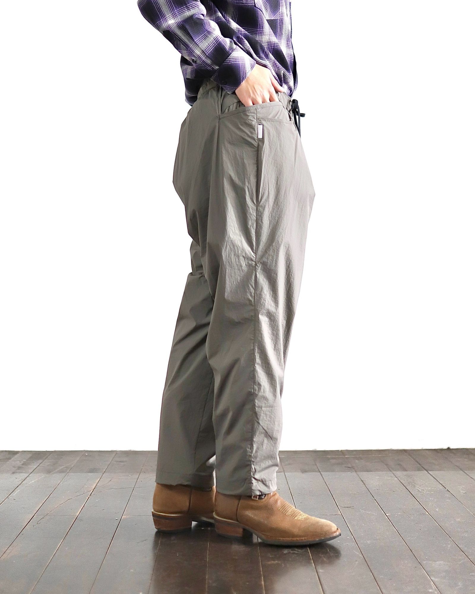 S.F.C 24SS WIDE TAPEREDE  EASY PANTS  (SFCSS24P03)Greige