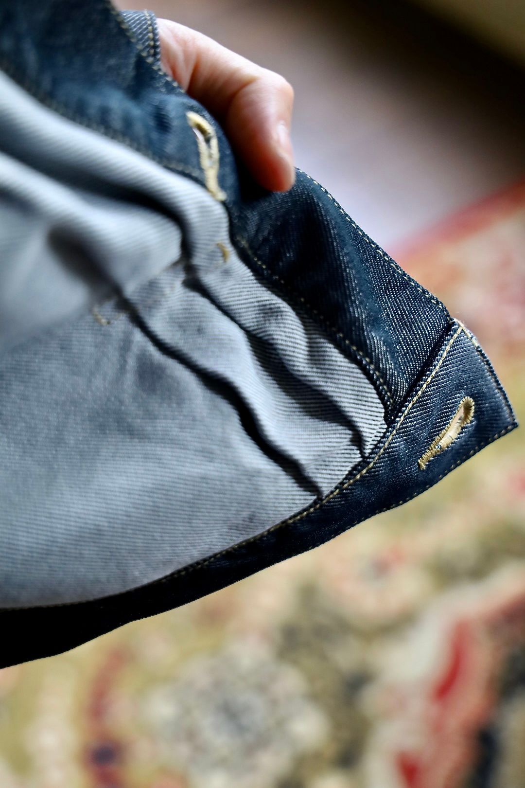 COMME des GARCONS HOMME 26FW エステルサージ製品染デニムジャケットスタイル