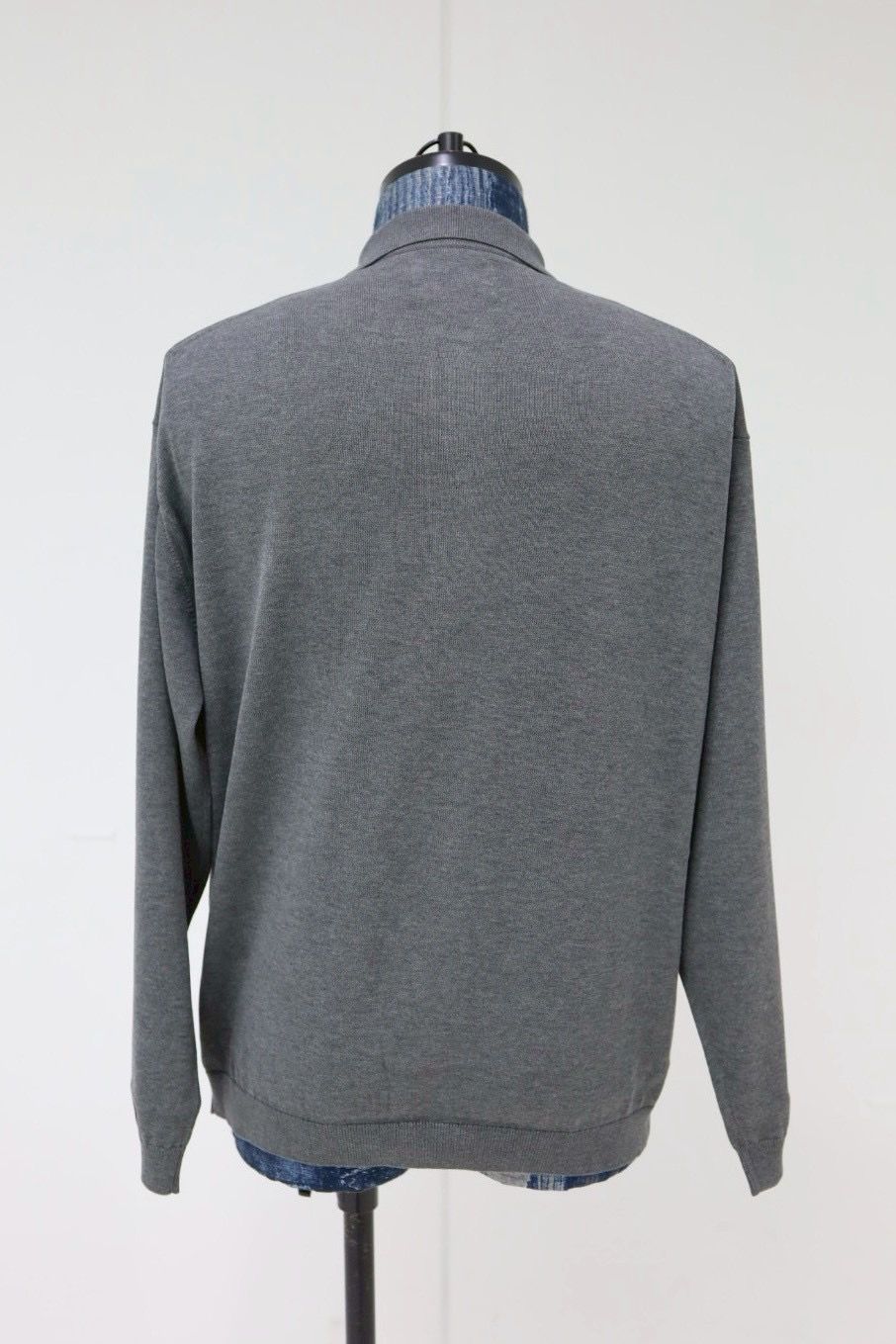 グラフペーパー26SS Suvin High Gauge Knit Oversized L/S Shirts (GU261-80263C)TOP GRAY☆1月17日(土)発売！