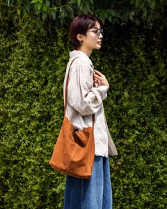 Morphee / モルフェトートバッグ 3WAY MIDIUM TOTE(LONG)OIL SUEDE BROWN