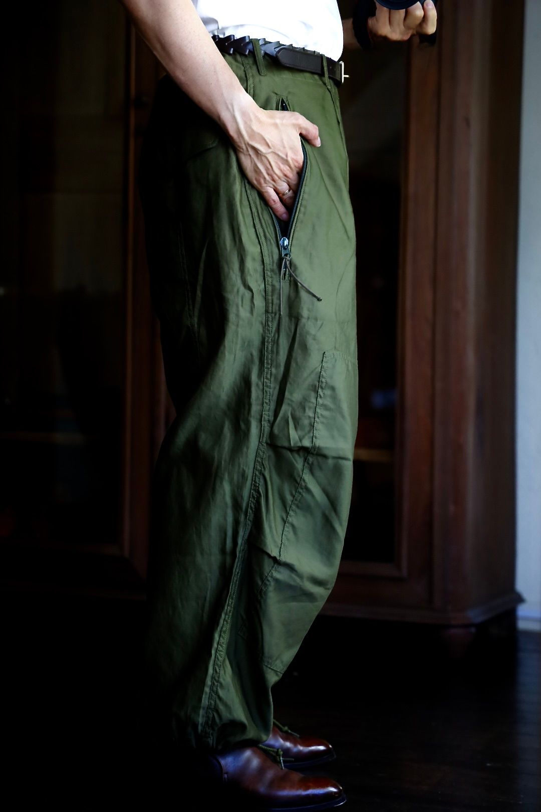 Gurank 25FW グランク フライトパンツ LM flight pant (2564)KHAKI