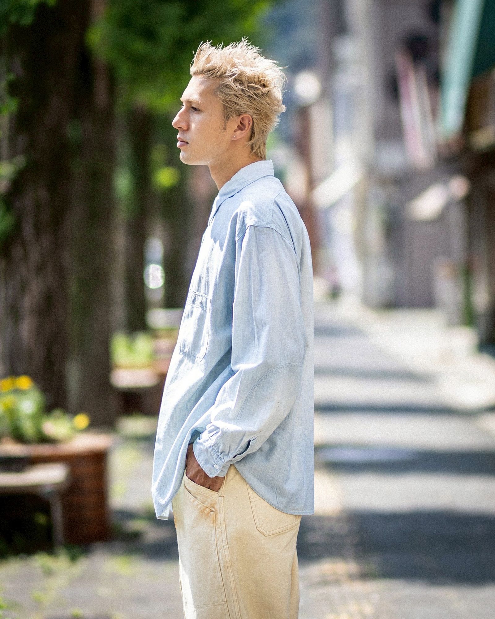 A.PRESSE Vintage Chambray Shirts ☆新作発売！ | 6830 | mark