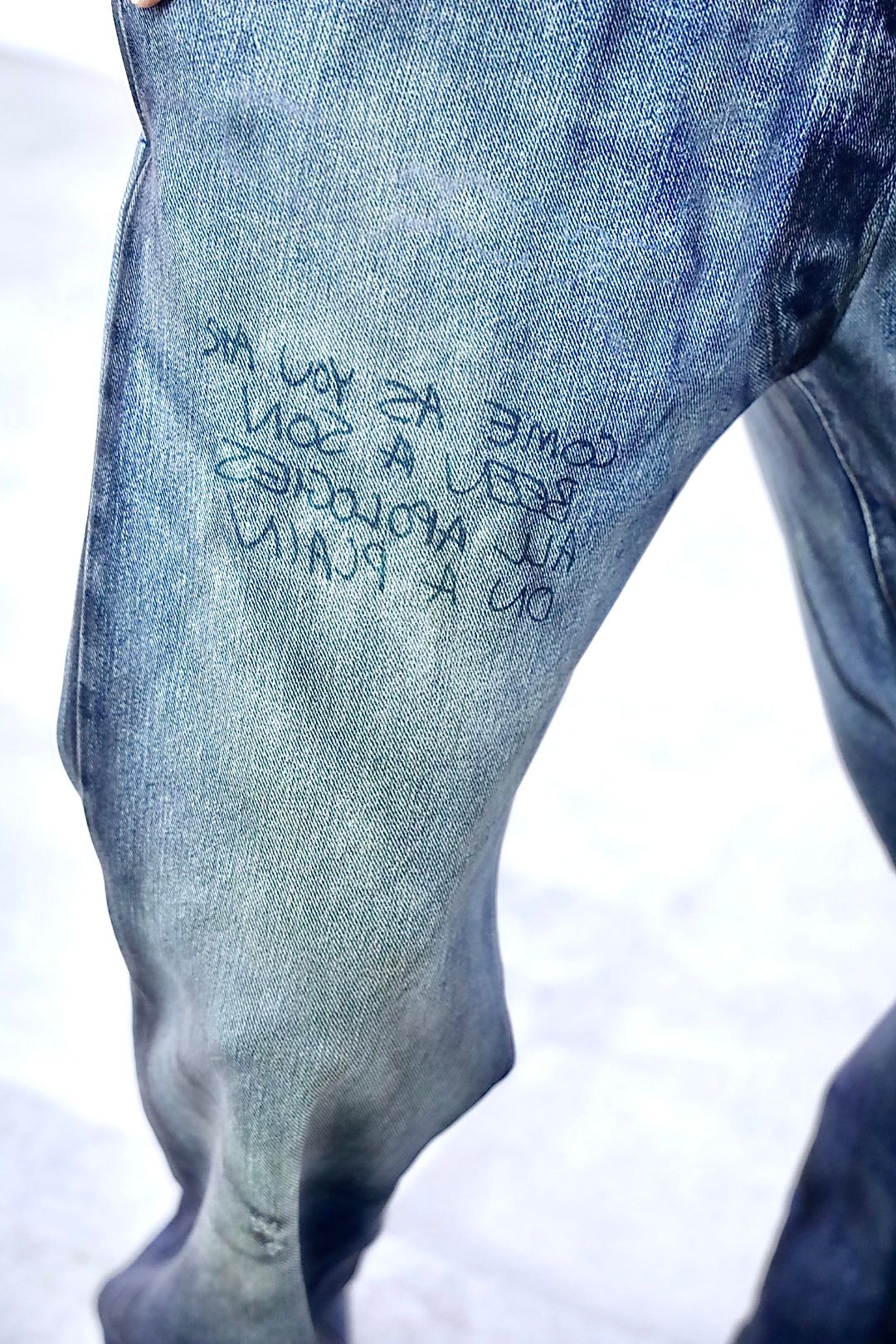 トーキングアバウト ジ アブストラクション 26SS フレアパンツ PRINT FLARE PT(26SS-PT-003)DENIM新作発売！