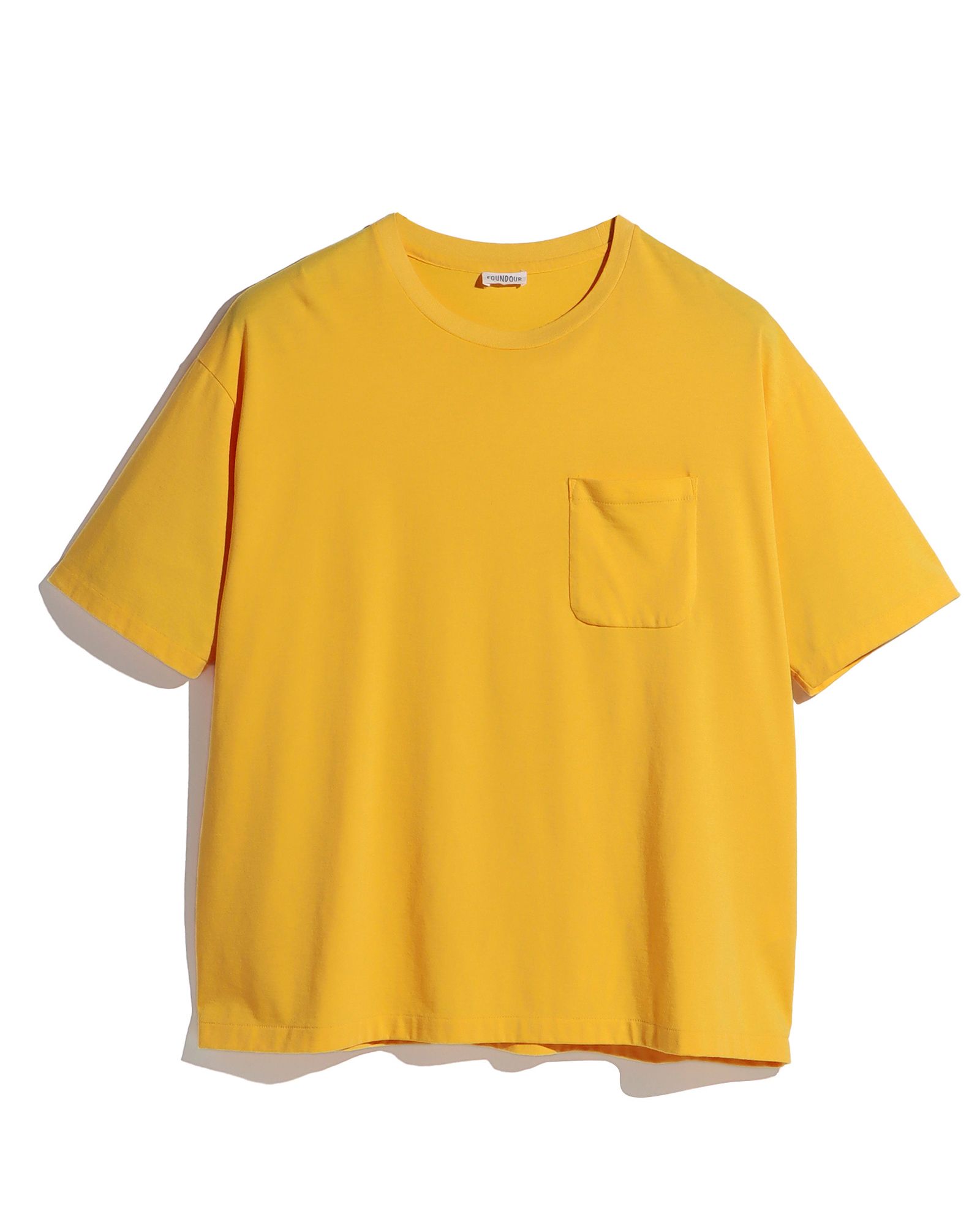 ファウンダ 25SS POCKET T SHIRT(015FD251017)YELLOW