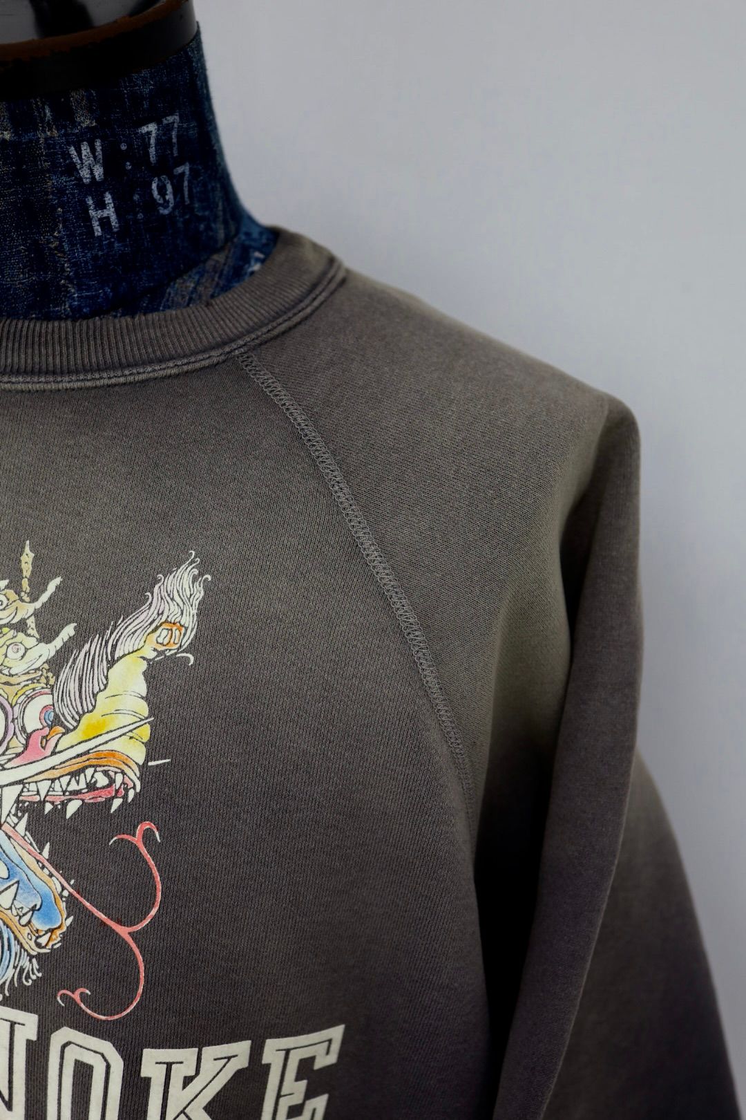 モノノケ・メイド CREW NECK SWEAT_龍 (MT-MK8-0000-013)CHARCOAL☆オンライン4月11日(土)発売！