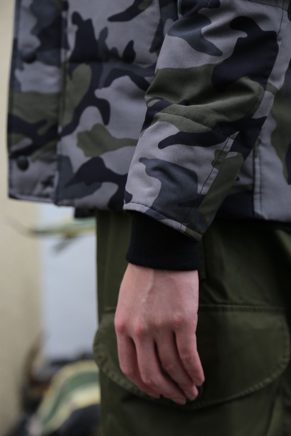 CANADA GOOSE WYNDHAM PARKA FF PRINT"CLASSIC CAMO COASTAL GREY" style.2020.10.10.