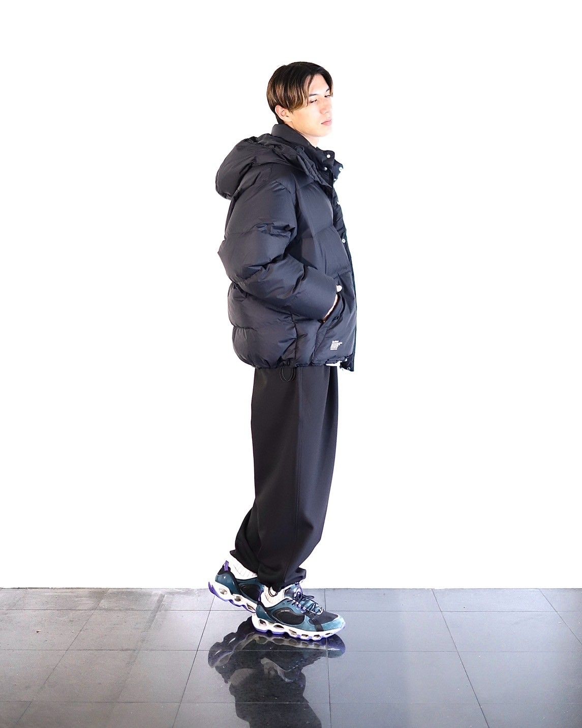 FreshService フレッシュサービス DOWN FABRIC TWO TUCK TRACK PANTSスタイル