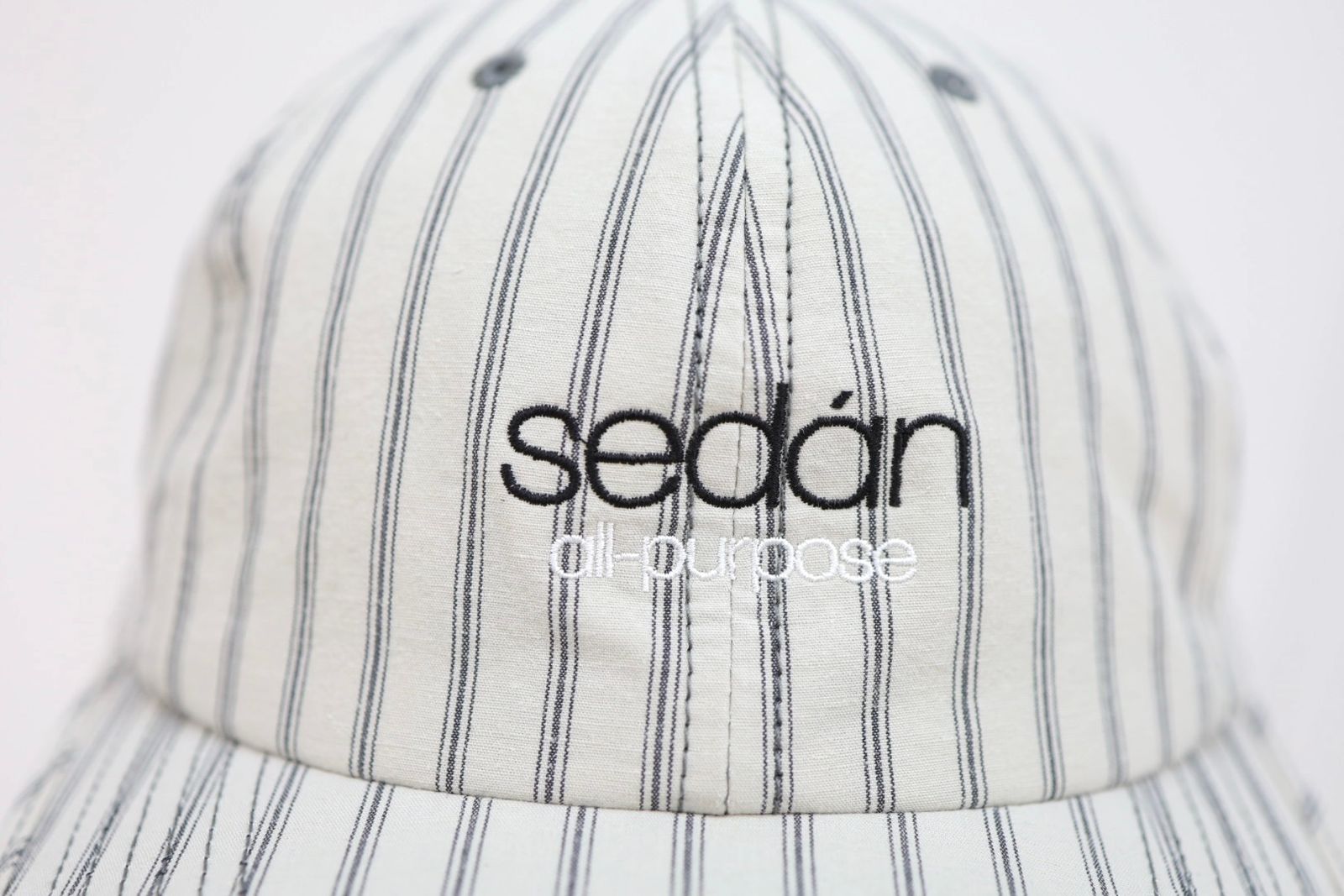 セダンオールパーパス SS26 Classic Logo Cotton Linen Cap(SD26S-CP04)Khaki Stripe☆3月20日(金)発売！