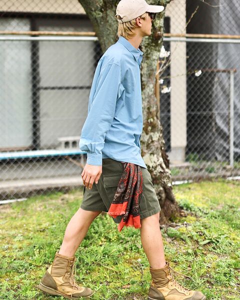 A.PRESSE 新作Regular Collar Shirtスタイル