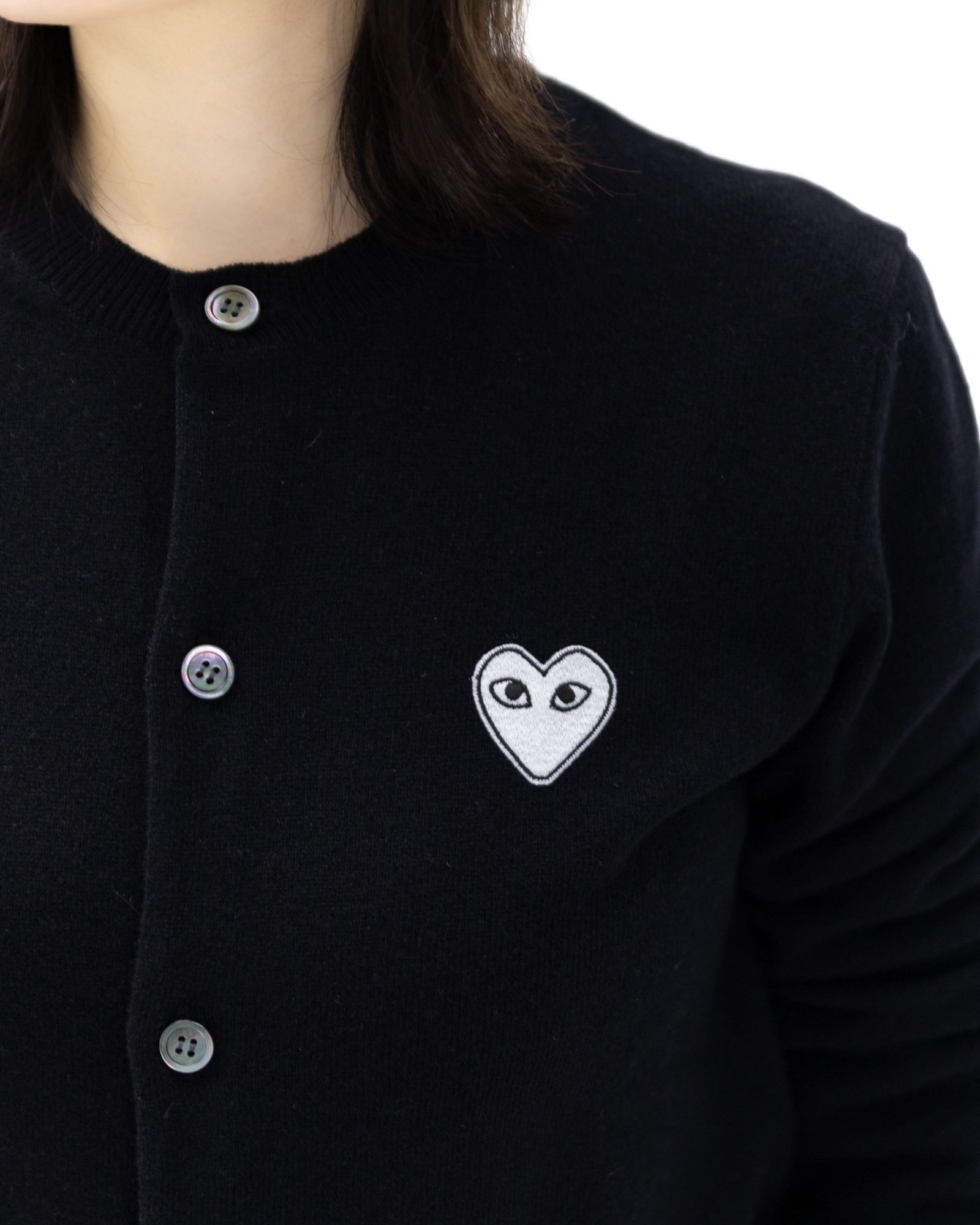 PLAY COMME des GARCONS ROUND NECK CARDIGAN style.2025.12.27