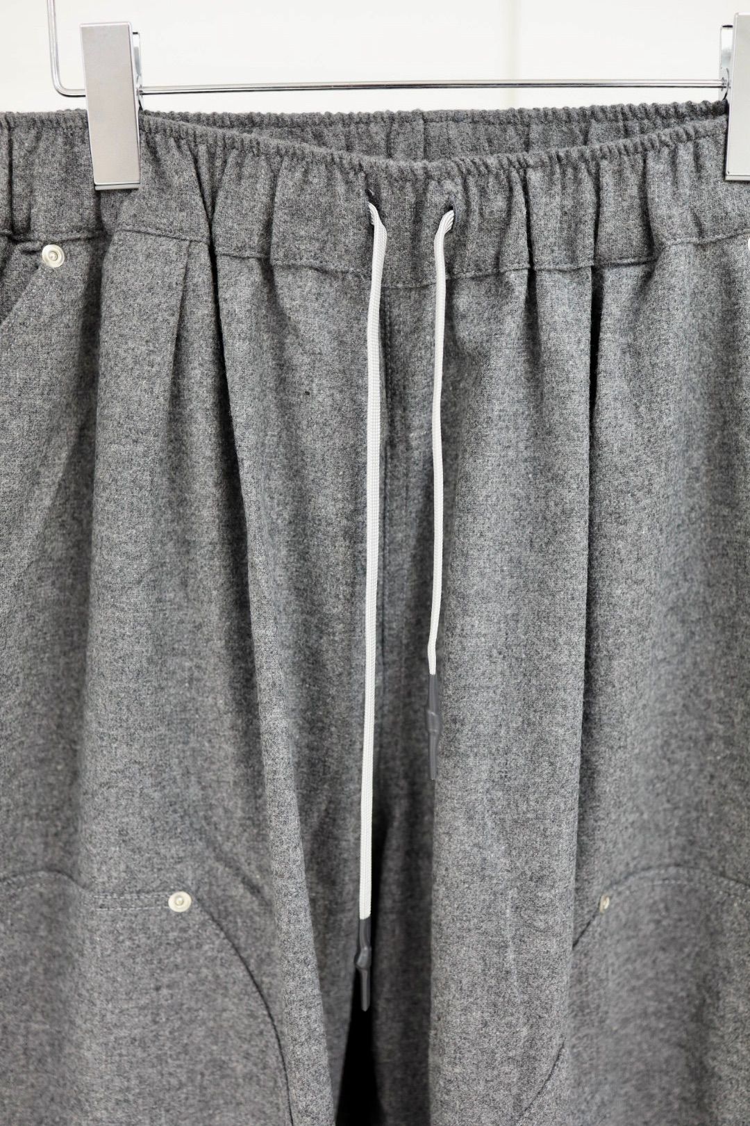 S.F.C 25FW エスエフシー CASHMERE WOOL DOUBLE KNEE PANTS(SFCFW25P08)Grey M