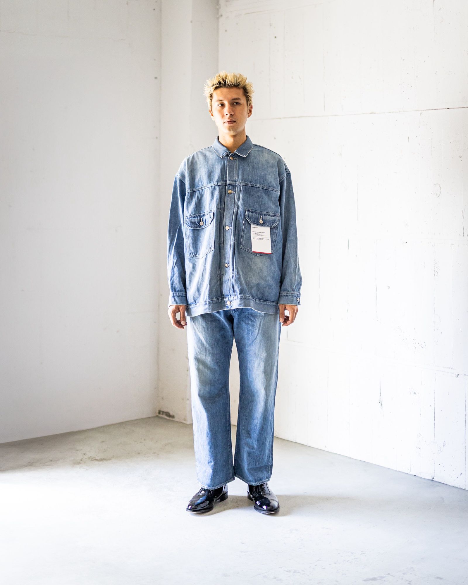 Graphpaper Selvage Denim Jacket (INDIGO_LIGHT FADE)☆7月25日