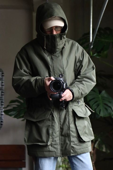 アプレッセ22FW Ventile Hunting Half Coatスタイル.2022.10.1.