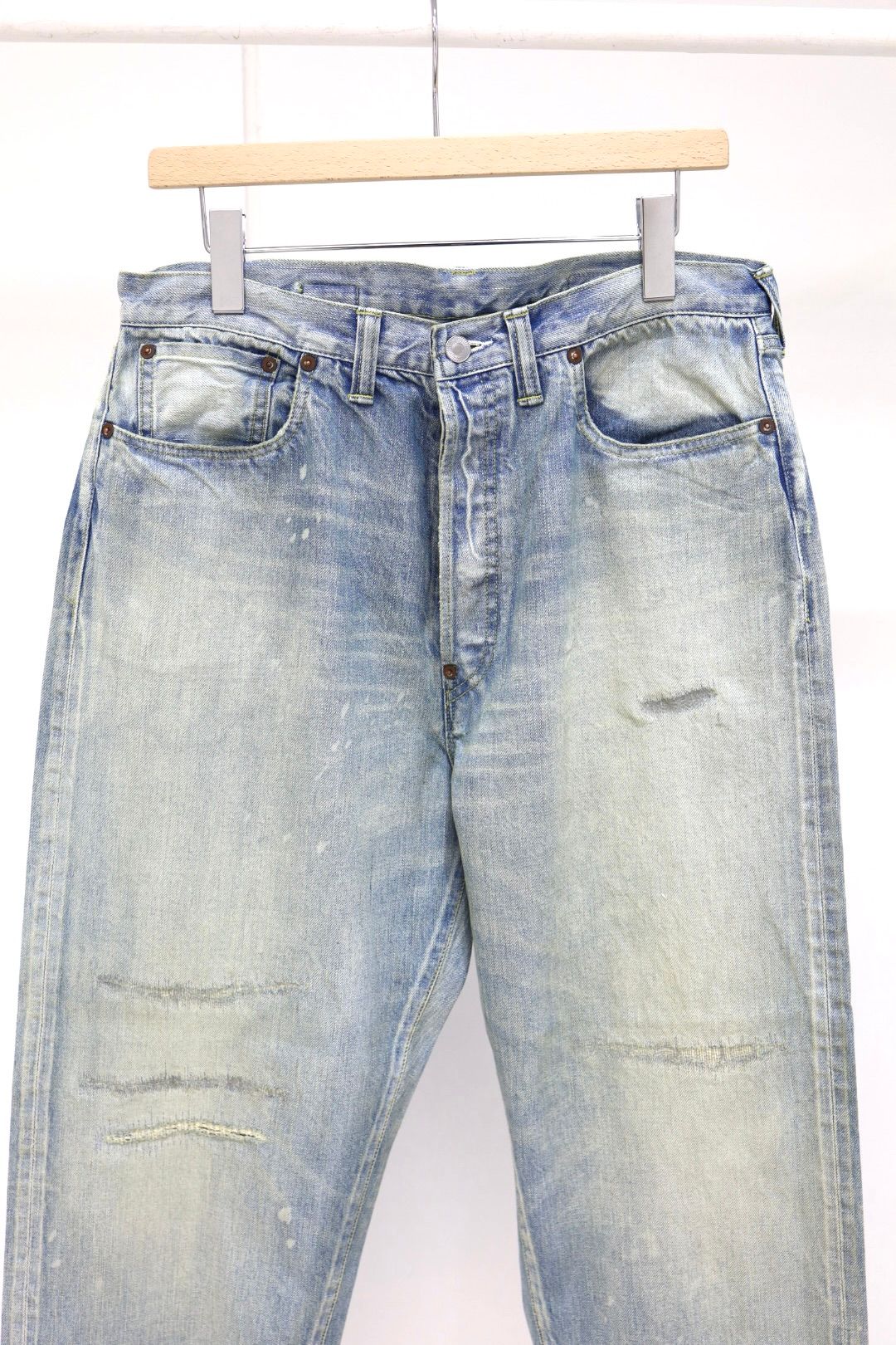 アプレッセ 2026 STYLE1  デニムパンツ No.37 Washed Wide Denim Pants(26SAP-04-22)BLEACH☆3月28日(土)発売！
