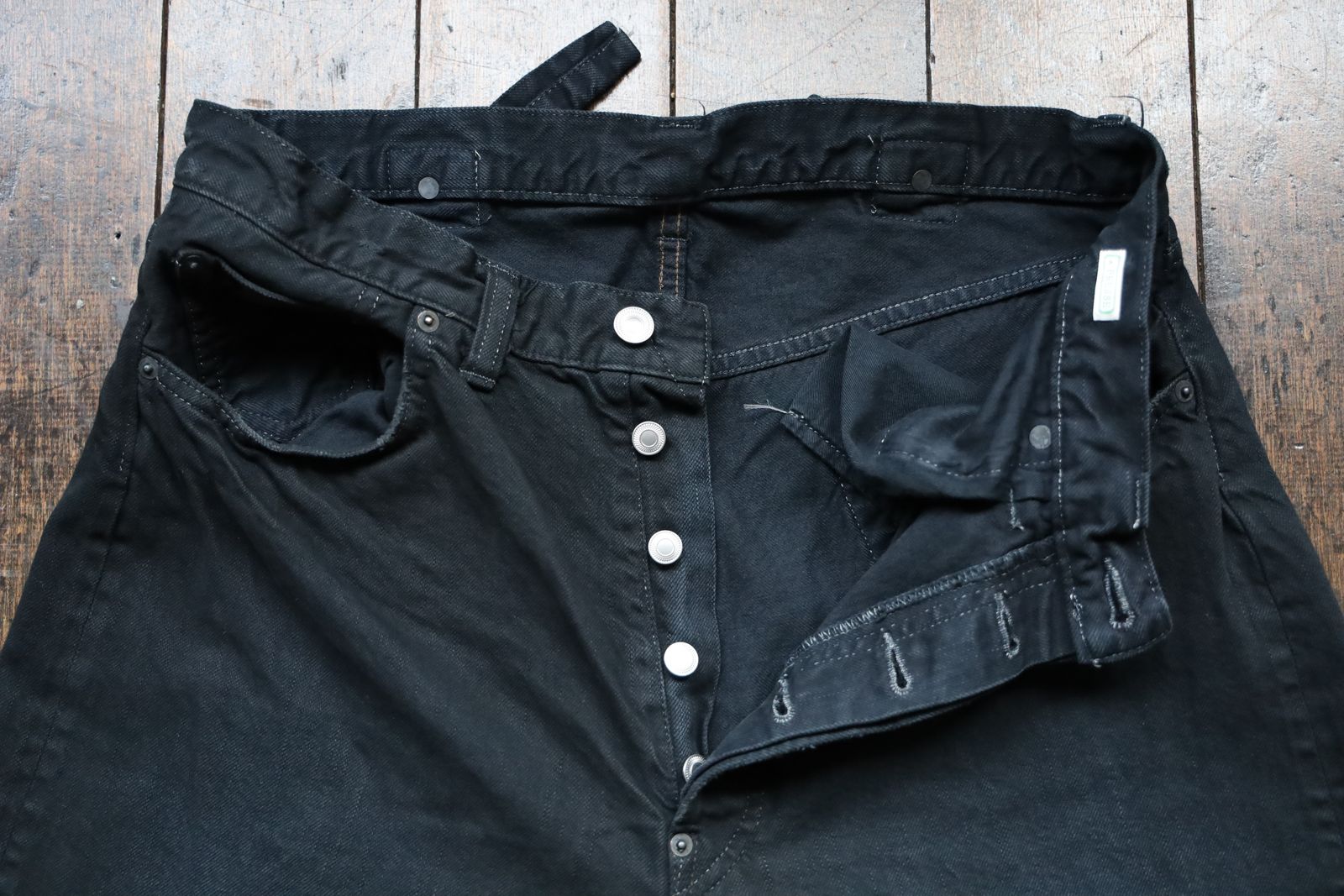 A.PRESSE - No.37 Washed Wide Denim Pants – IN MY BOOK STORE