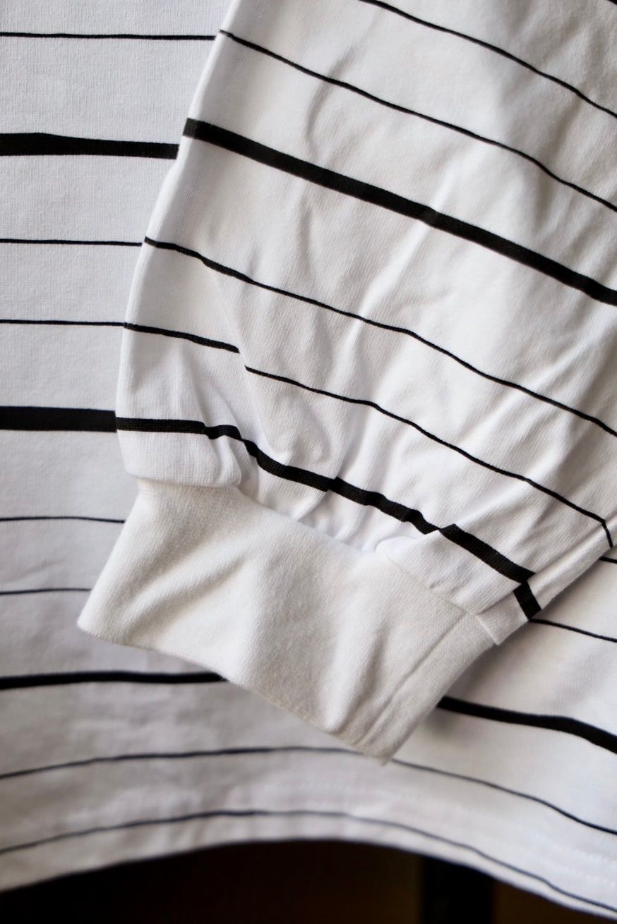 S.F.C 25SS エスエフシー SUPER BIG MIX SIDE STRIPES LS TEE(SFCSSCS12)White-Black☆2月15日(土)発売！