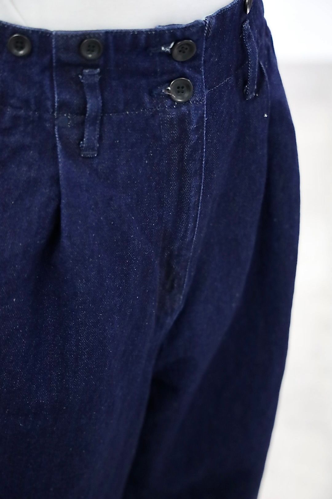 Gurank 26SS グランク コットンリネンデニムワークパンツ CL denim work pants (2620)INDIGO★新作発売！