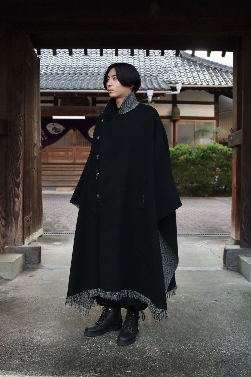 Yohji Yamamoto POUR HOMME I-Wフェイスマントコート(HX-C14-109