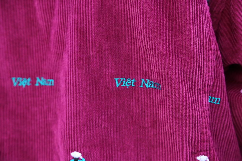 doublet VETNAM EMBROIDERY COURDUROY JACKET PINK style.2020.11.22.