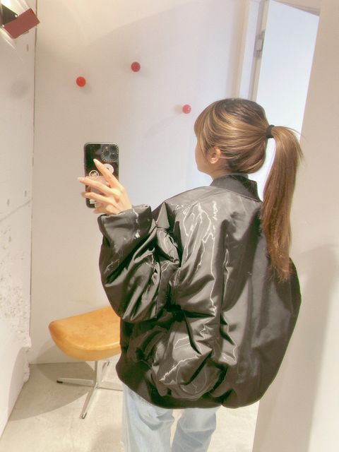 YOKE 新作SPREY PRINTED BOMBER JACKET style.2024.8.23