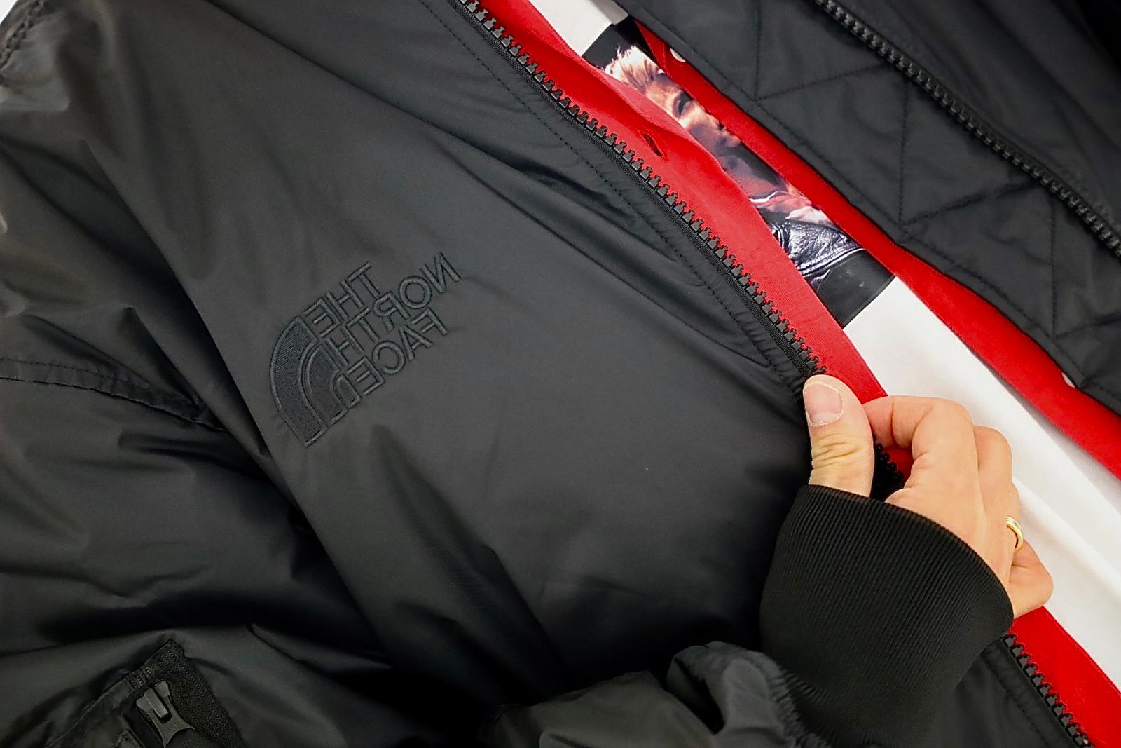 eYe JUNYA WATANABE MAN アイジュンヤワタナベマン THE NORTH FACE コラボレーションボンバージャケットスタイル