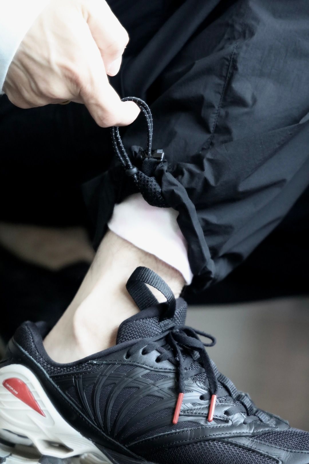 S.F.C SUPER WIDE DETACHABLE PANTS"BLACK"スタイル