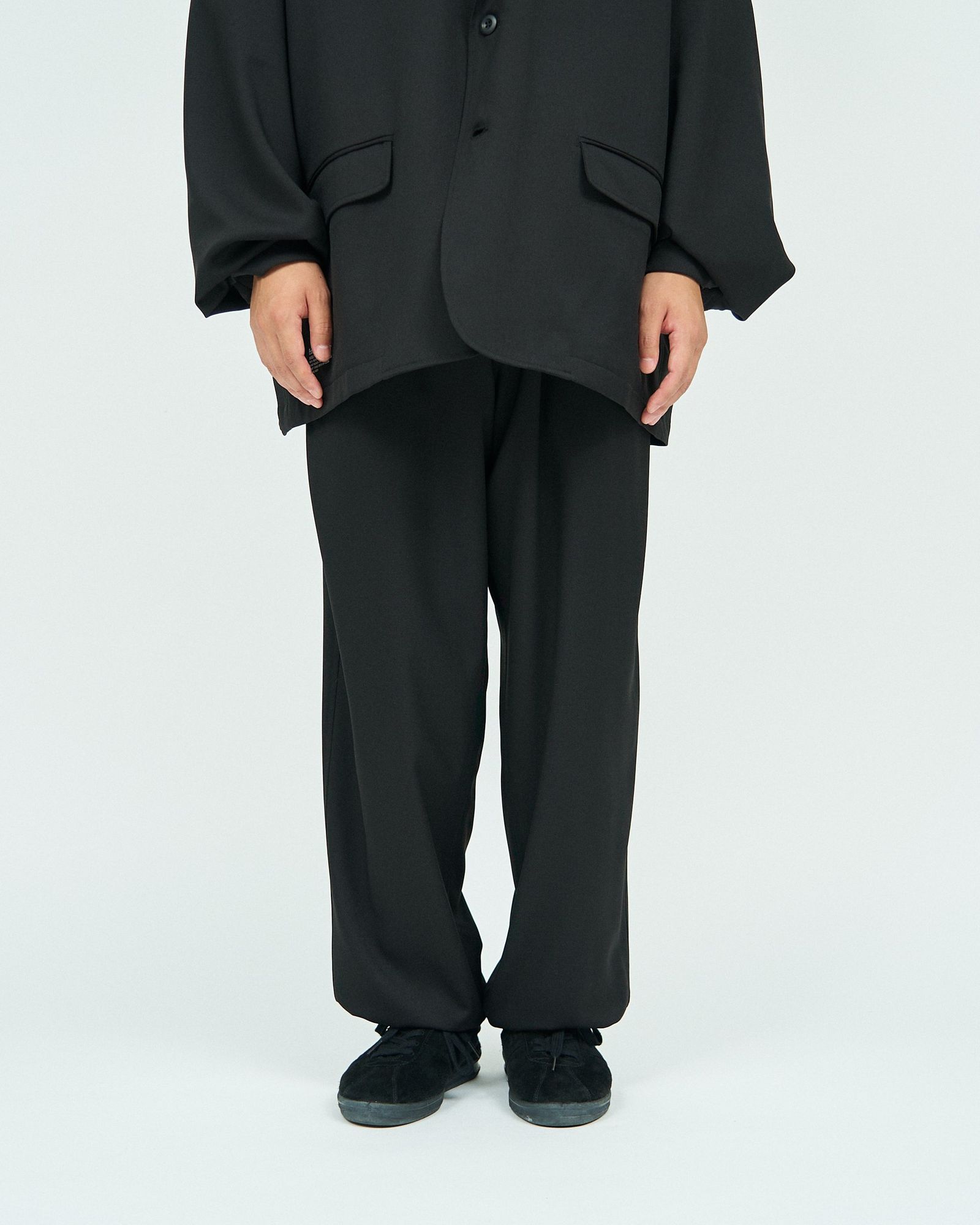 フレッシュサービス WOOLY TWILL TROUSERS(FSC243-40178)BLACK