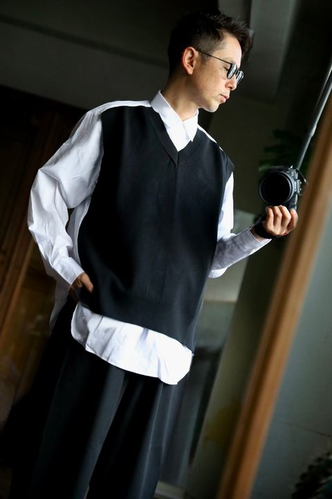 COMME des GARCONS HOMME 異素材切り替えシャツスタイル2025.2.9.