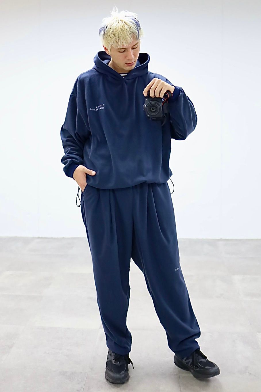 S.F.C 25FW SPOT エスエフシー FLEECE SUPER BIG HOODY LS TEE(SFCFW25CS02SP)Navy☆12月20日(土)発売！