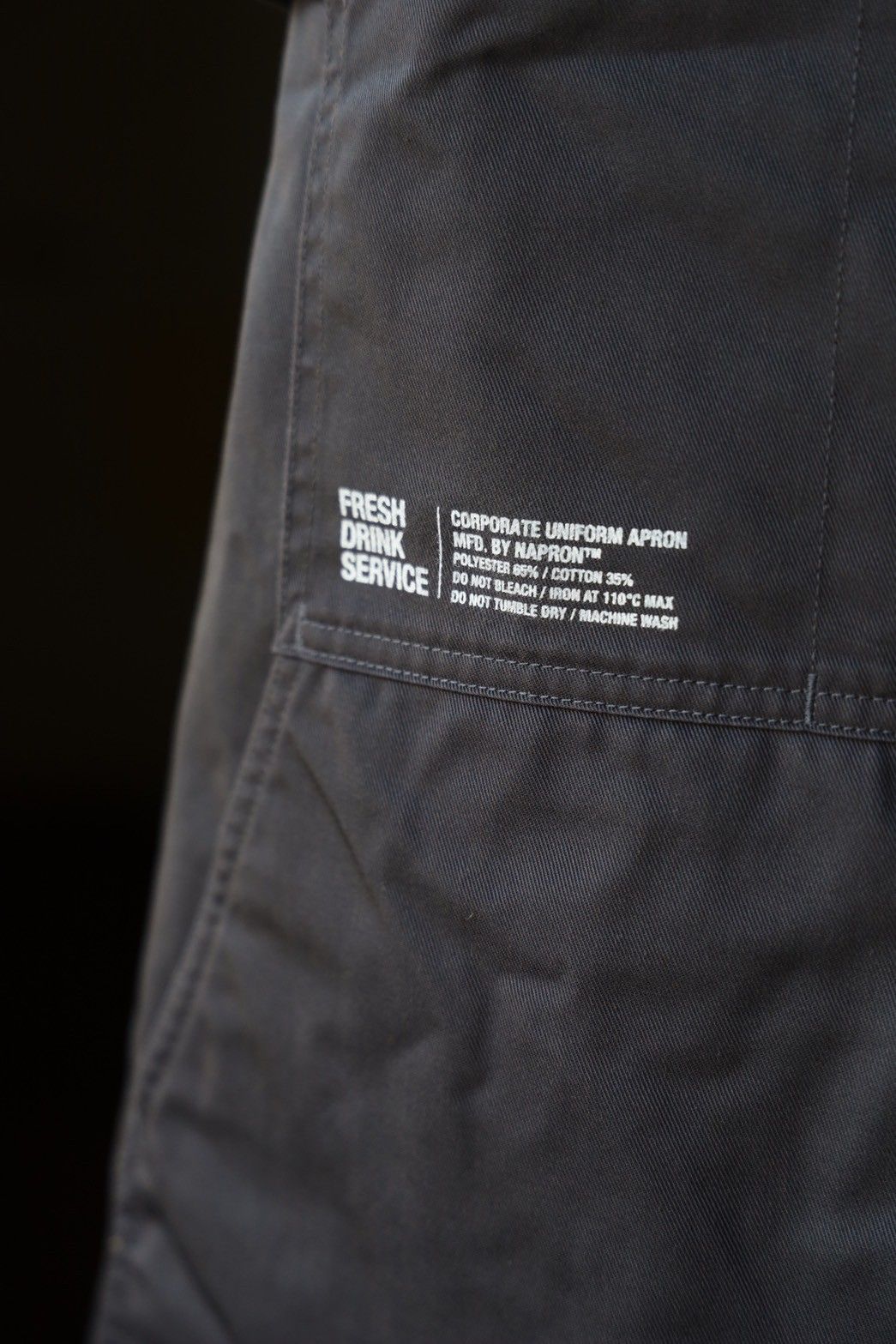 フレッシュサービス  FDS_CORPORATE UNIFORM APRON(FDS252-99087)GRAY
