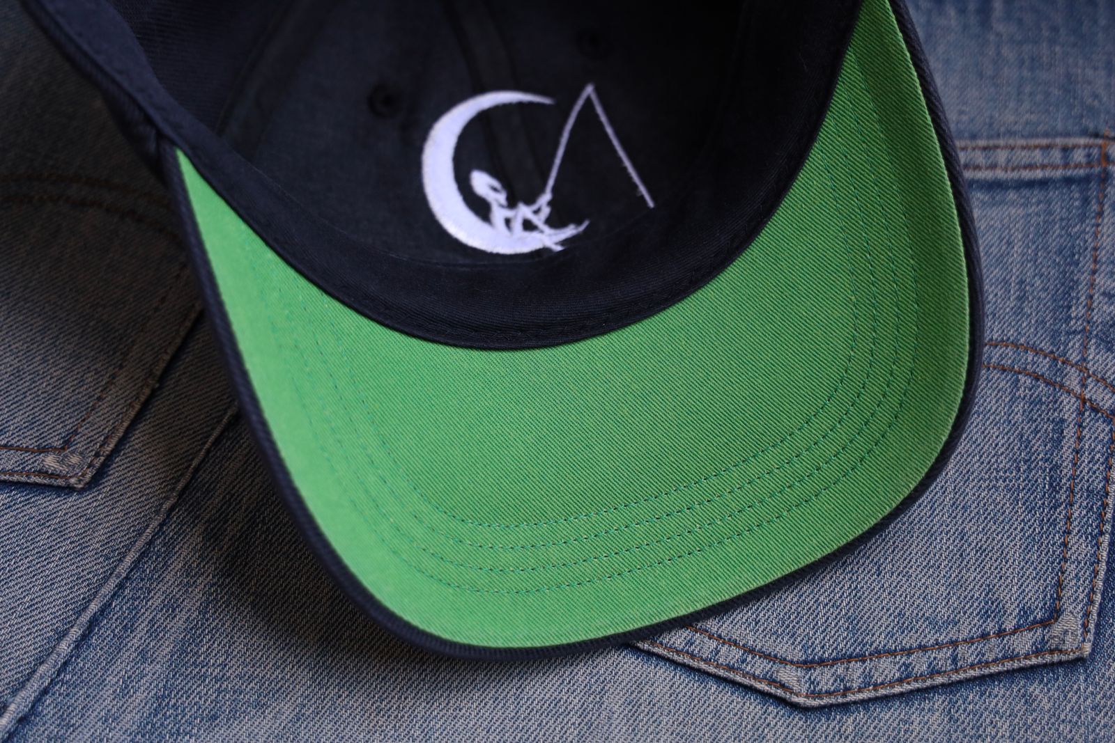 セントマイケル25SS 6PANNEL LACERATING CAP(SM-HR8-0000-077)BLACK