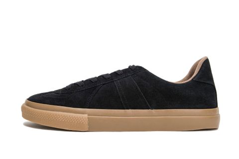 GERMAN MILITARY TRAINER(4700S)BLACK SUEDE