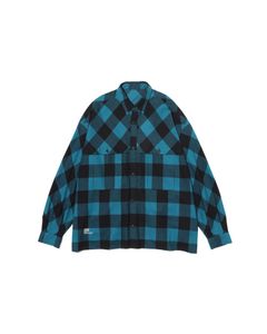 フレッシュサービス FLANNEL CHECK OVER YOKE SHIRT (FSC253-50129)GREEN★10月4日(土)発売！