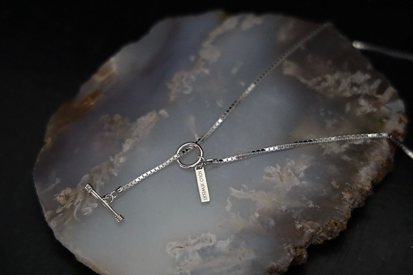 XOLO CYLINDER LINK ネックレス Cylinder Link Necklace – XOLO JEWELRY