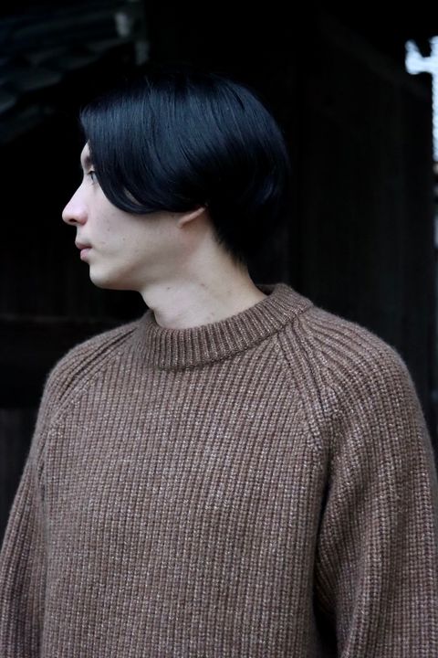 A.PRESSE  Fisherman Pullover Sweater(21AAP-03-01M)BROWN style