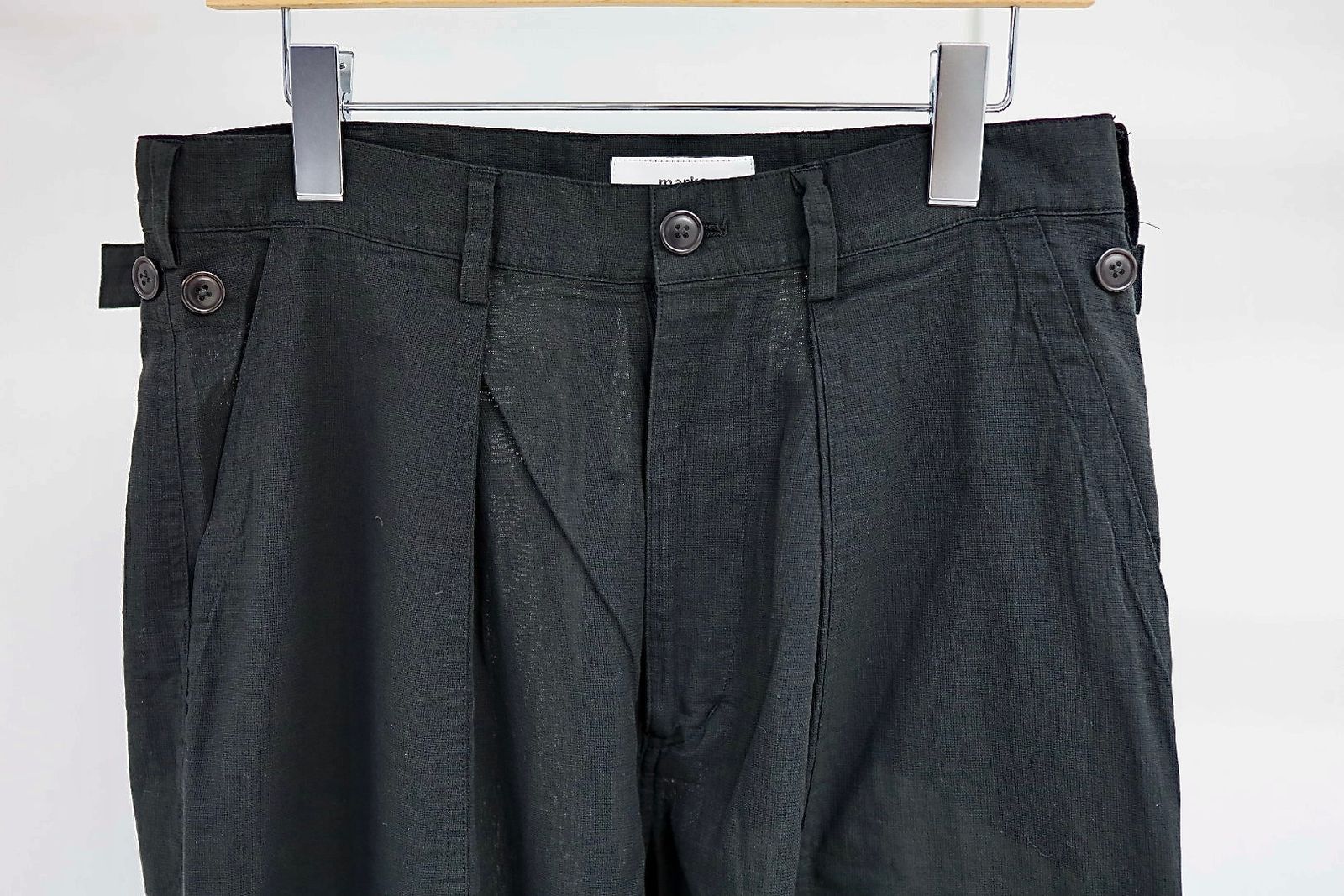 マーカ 26SS  U.S AIR FORCE BAKER PANTS(M26A16PT02C)BLACK☆新作発売！