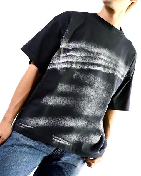 YOKE 24SS ABSTRACT PAINTED T-SHIRT Style 2024.6.9