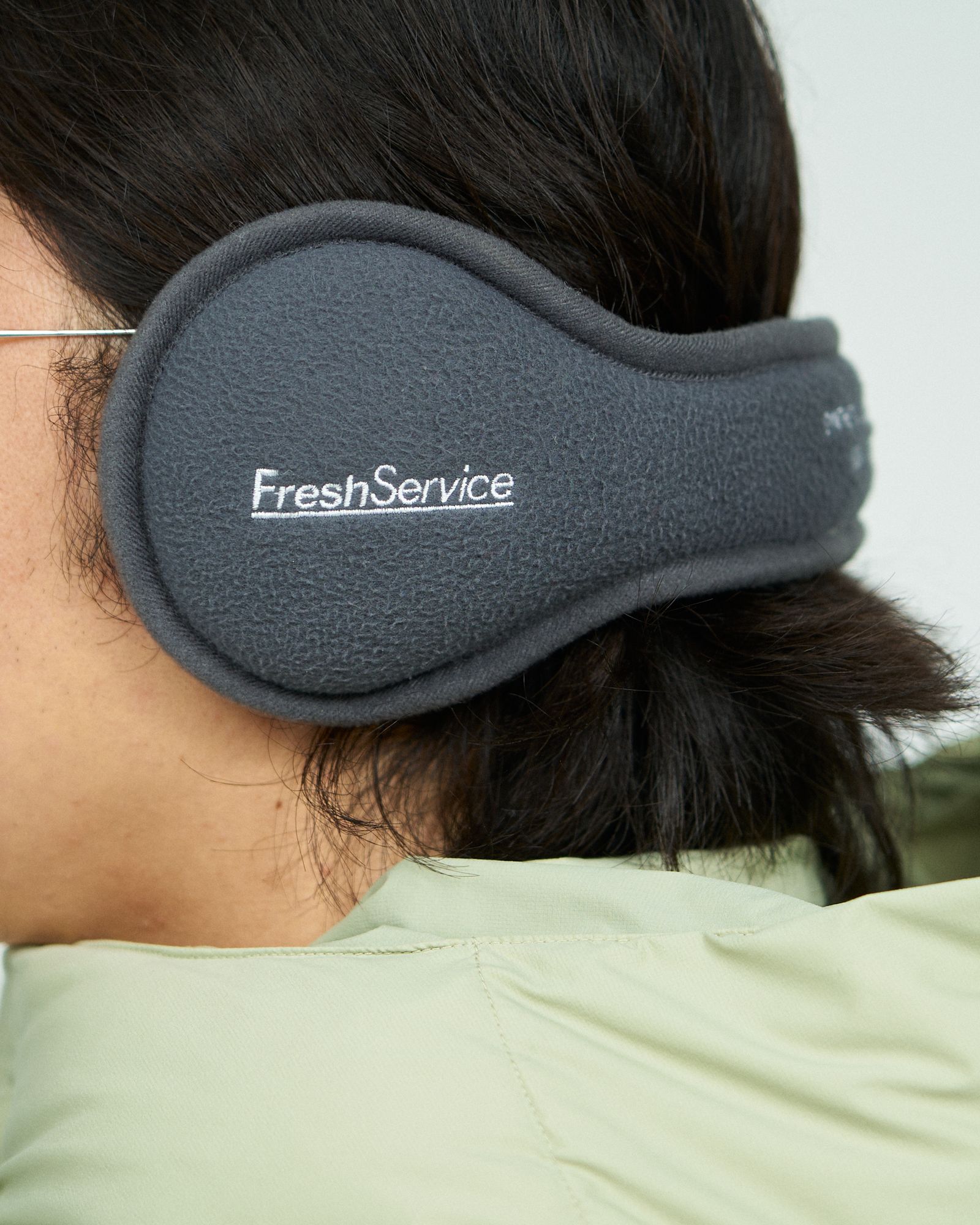 フレッシュサービス SYNTHETIC FLEECE EARMUFFS(FSP243-90204)GRAY