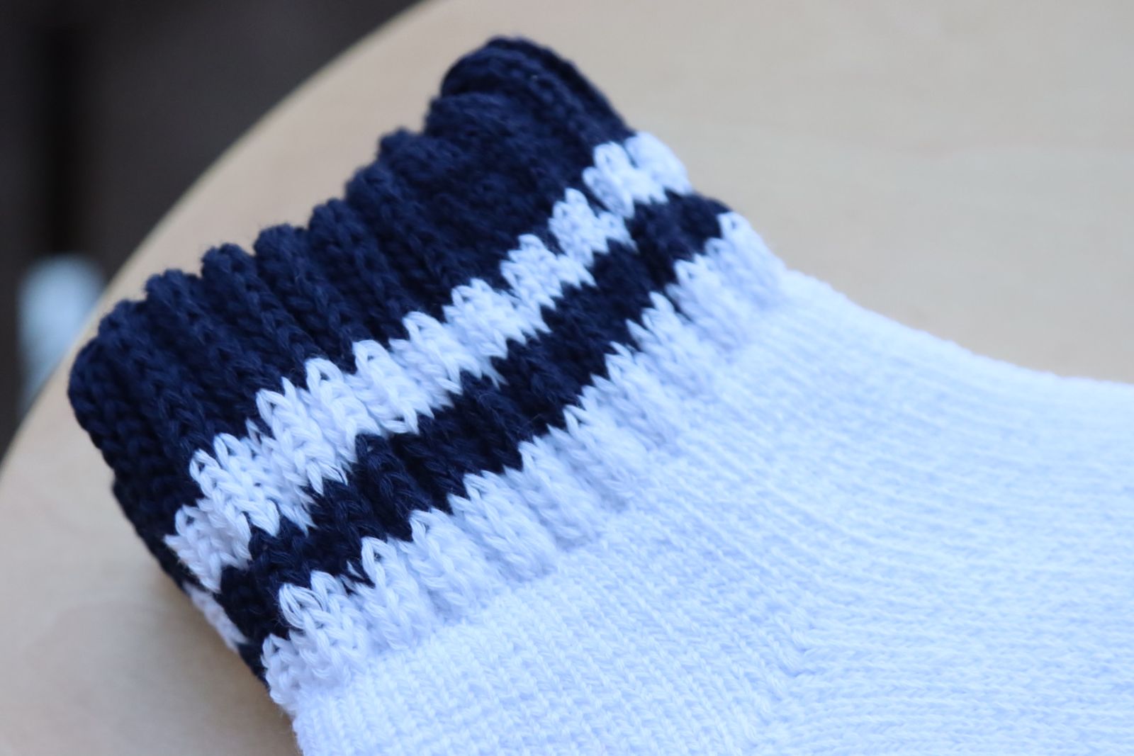 ユニバーサルプロダクツ 3P PILE SOCKS(181-60912)NAVY LINE