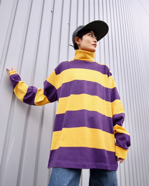 TapWater 新作Wide Border Turtle L/S Tee style.2023.10.18