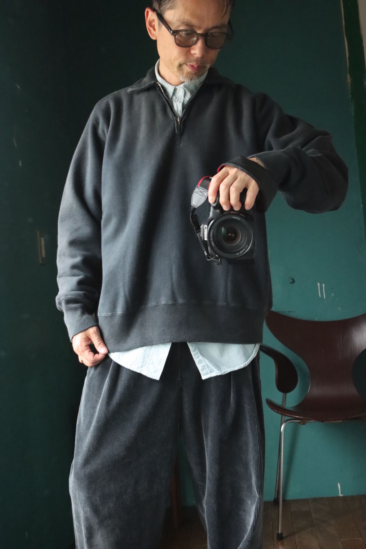 A.PRESSE - アプレッセ 2025 STYLE2 Vintage Half Zip